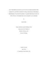 Age comparison of muscle activation patterns between pre-pubescent and post-pubescent female soccer players while performing unanticipated side-cut maneuvers