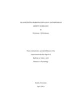 The effects of a probiotic supplement on symptoms of anxiety in children