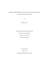 The relationship between attachment, sleep and the development of attention in young children