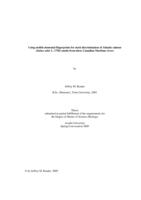 Using otolith elemental fingerprints for stock discrimination of Atlantic salmon (Salmo salar L. 1758) smolts from three Canadian Maritime rivers