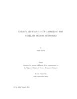 Energy efficient data gathering for wireless sensor networks