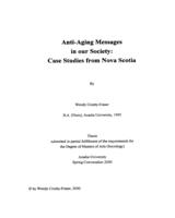 Anti-aging messages in our society  