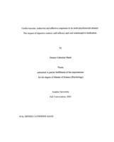 Cardiovascular, endocrine and affective responses to an acute psychosocial stressor  