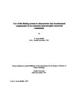 Use of the Biolog system to characterize size fractionated components of an estuarine heterotrophic bacterial community