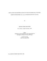 Population parameters and multivariate modeling of winter habitat for moose (Alces alces) on mainland Nova Scotia