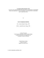 A search for significance a study into the reasons why the adult children of members from the Brooklyn and Liverpool United Baptist Churches quit participating