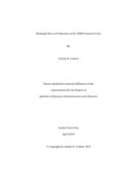 Hindsight bias in predictions of the 2008 Financial Crisis