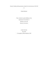 Women’s wealth and financialization in rural Nova Scotia between 1910-1930