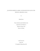 Quantifying mercury, arsenic, and selenium in six coastal fish species in Labrador, Canada