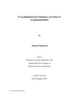 N-Acyliminium Ion Chemistry on 4-Oxo-N-arylpentanamides