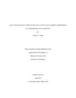 Can average daily Fitbit sleep and activity data predict depression in undergraduate students?