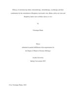 Efficacy of meristem tip culture, thermotherapy, chemotherapy, cryotherapy and their combination for the remediation of Raspberry leaf mottle virus, Rubus yellow net virus and Raspberry latent virus on Rubus idaeus in vitro