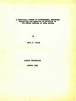 A historical survey of governmental attitudes respecting the question of religion in the public schools of Nova Scotia