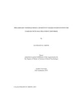 Preliminary findings from a sensitivity-based intervention for families with maltreatment histories