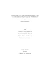 An update strategy for numerically solving boundary value problems