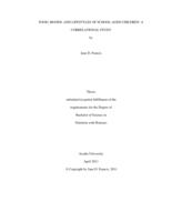 Food, moods, and lifestyles of school-aged children