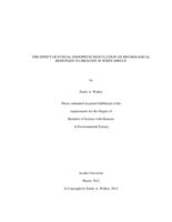 The effect of fungal endophyte inoculation on physiological responses to drought in white spruce