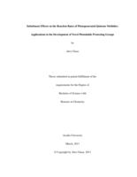 Substituent effects on the reaction rates of photogenerated quinone methide