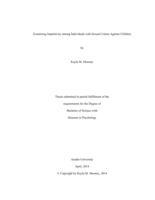 Examining impulsivity among individuals with sexual crimes against children