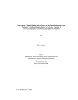 Post-glacial climate change and its effect on the thermal structure and habitat of a shallow dimictic lake, Nova Scotia, Canada