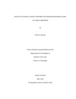 Effects of a physical thought treatment on cognition and mood in cases of clinical depression