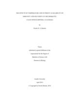 The effects of temperature and nutrient availability on immunity and fecundity in the mosquito, Culex pipiens (Diptera: Culicidae)