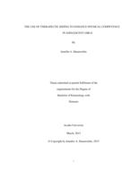 The use of therapeutic riding to enhance physical competence in adolescent girls