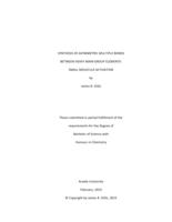 Synthesis of asymmetric multiple bonds between heavy main group elements