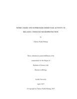 Nitric oxide and superoxide dismutase activity in relaxin-3-induced neuroprotection