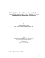 Relationships between juvenile fish assemblages and the physical features of bays along the Atlantic coast of mainland Nova Scotia, with implications for coastal marine protected areas