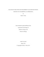 Analysis of virus infected strawberry plant photosynthetic efficiency by chlorophyll fluorescence