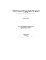 Foliar endophytic diversity of Eastern Mountain Avens, Geum peckii Pursh (Rosaceae), from degraded and pristine habitats in Digby County, Nova Scotia, Canada