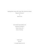 Moderating effects of positive affect, negative affect, and incivility on students’ engagement and exhaustion