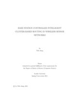 Base station controlled intelligent cluster-based routing in wireless sensor networks