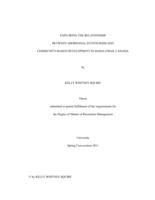 Exploring the relationship between Aboriginal ecotourism and community-based development in Haida Gwaii, Canada