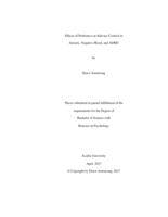 Effects of probiotics on salivary cortisol in  anxiety, negative mood, and ADHD