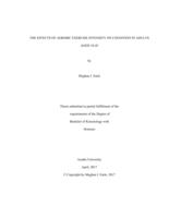 The effects of aerobic exercise intensity on cognition in adults aged 18-45