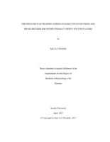 The influence of training stress on executive functions and brain metabolism within female varsity soccer players