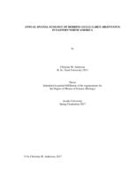 Annual spatial ecology of Herring Gulls (Larus argentatus) in eastern North America