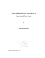 Object-based land-cover classification of Sable Island, Nova Scotia