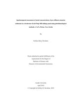 Spatiotemporal assessment of metal concentrations of pre-effluent estuarine sediments in a freshwater Kraft Pulp Mill tailings pond using paleolimnological methods, A’se’k, Pictou, Nova Scotia