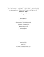 Fish movement patterns and habitat suitability in Kejimkujik National Park and National Historic site