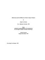 Effectiveness and sex differences in humor coping techniques