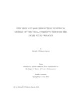 New high and low resolution numerical models of the tidal currents through the Digby Neck passages