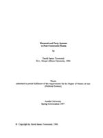 Electoral and party systems in post-Communist Russia