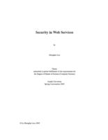 Security in Web services
