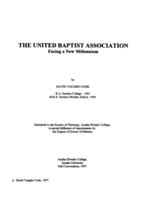 The United Baptist Association  