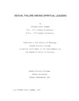 Sexual failure among spiritual leaders