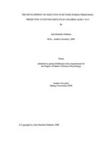 The development of executive functions during preschool