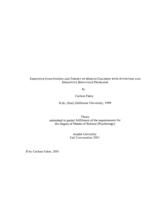 Executive functioning and theory of mind in children with attention and disruptive behaviour problems